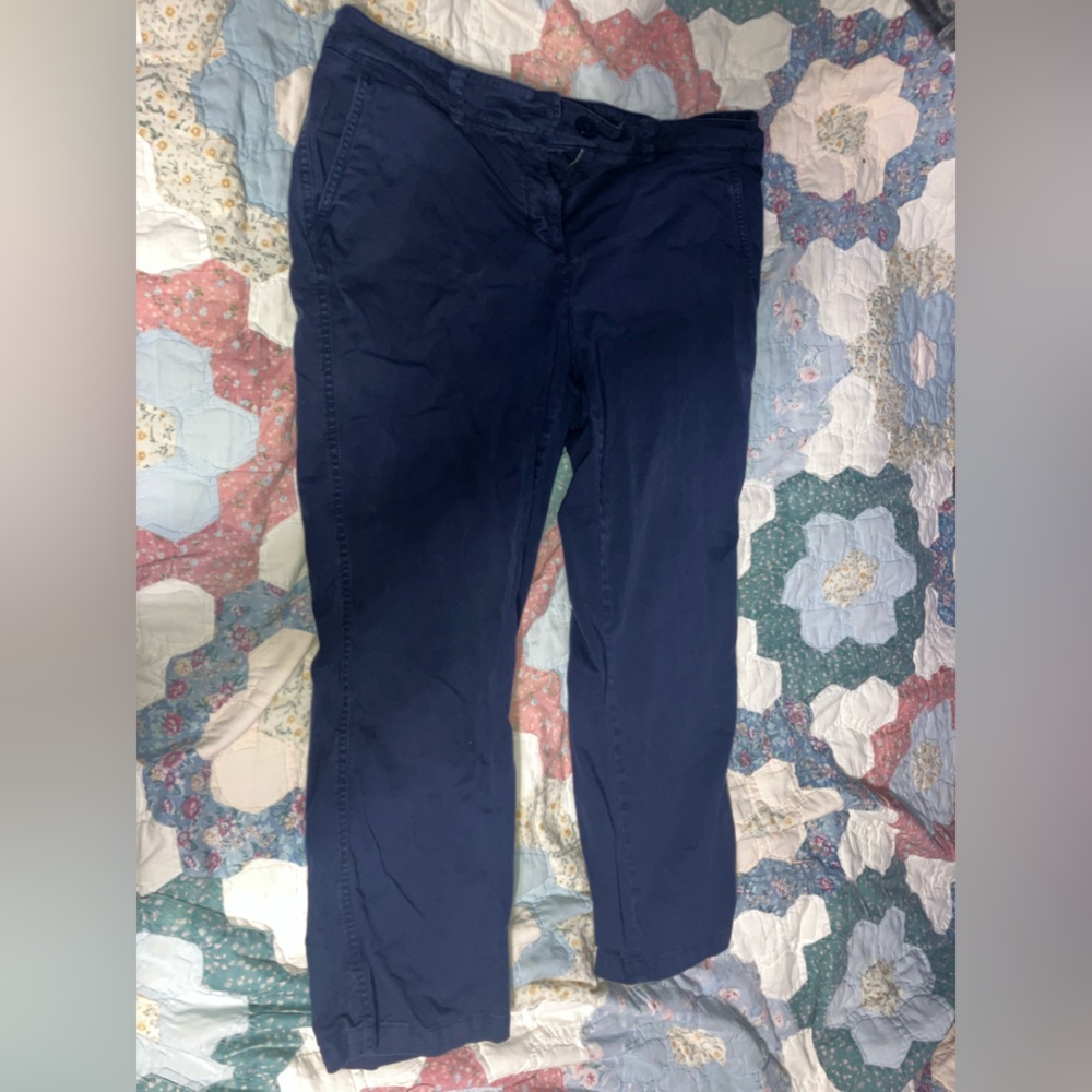 Women’s Crown and ivy Charlotte dark blue Capri Pants size 8